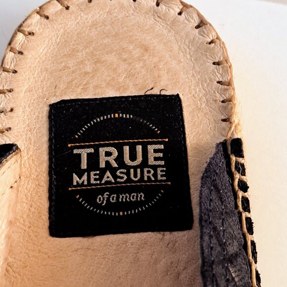 TRUE MEASURE Dark Blue Slip-On Mule Espadrilles Made in Portugal US 10 main image 6